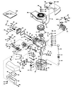 Engine Tecumseh Model No. Tnt 120-12005 Diagram and Parts List for 20550 5000001 - 5999999 Toro Lawn Mower