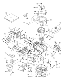 Engine Diagram and Parts List for 19224 0000001-0999999 - 1970 Toro Lawn Mower
