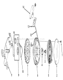 Rewind Starter No. 590450a Diagram and Parts List for 19224 0000001-0999999 - 1970 Toro Lawn Mower
