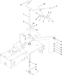 Part Location Diagram of ST37358-03 Toro Axle-Steering