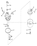 Carburetor Diagram and Parts List for 19373 3000001-3999999 - 1973 Toro Lawn Mower