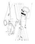 Part Location Diagram of 17-7490 Toro Lower Handle (Model 21500)