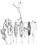 Rewind Starter Diagram and Parts List for 19400 6000001-6999999 - 1976 Toro Lawn Mower