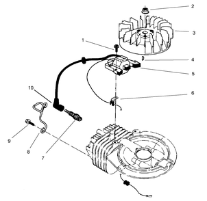 Ignition Assembly (Model No. 47pt7-3) Diagram and Parts List for 22038 8900001 - 8999999 Toro Lawn Tractor Accessories