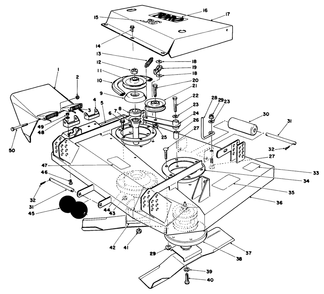 Part Location Diagram of 51-3510 Toro DISCONTINUED