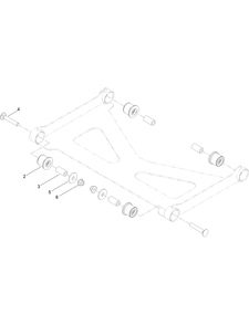 Deck Strut Assembly Diagram and Parts List for 18752 400000000 - 414889586 Toro Lawn Tractor