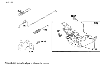Engine Briggs & Stratton Model 127802-0640-01 Diagram and Parts List for 20443 5900001 - 5999999 Toro Lawn Mower
