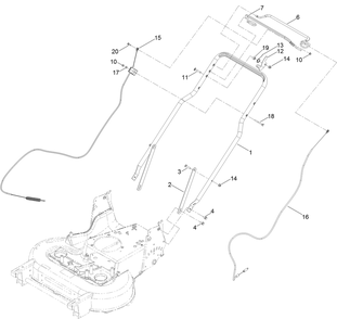 Part Location Diagram of 112-8876 Toro SCREW-HANDLE