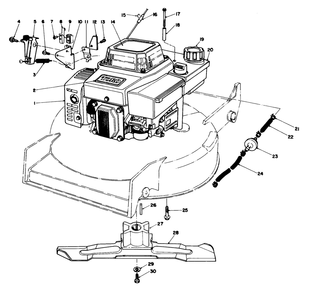 Engine Assembly Diagram and Parts List for 20526C 8000001 - 8999999 Toro Lawn Mower