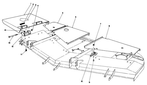 Deflector & Covers Assemblies Diagram and Parts List for 30575 390001 - 399999 Toro Lawn Mower