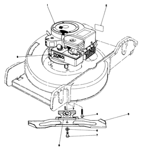 Engine Assembly Diagram and Parts List for 20698 1000001 - 1999999 Toro Lawn Mower