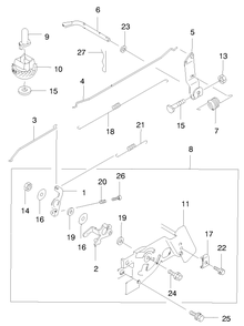 Control Equipment Diagram and Parts List for 22172 9900001 - 9999999 Toro Lawn Mower