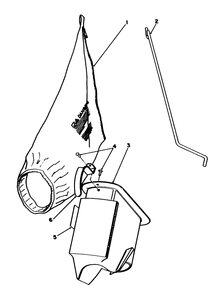 Bagging Kit No. 47-6510 (Optional) Diagram and Parts List for 16785 1000001 - 1999999 Toro Lawn Mower