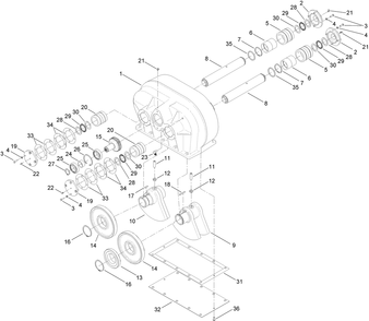 Shaker Box Assembly No. 131-2856 Diagram and Parts List for 25463E 400000000 - 999999999 Toro Lawn Tractor Accessories