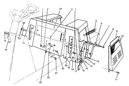 Linkage Assembly Diagram and Parts List for 70142 59000001 - 59999999 Toro Lawn Tractor