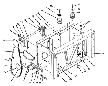 Transmission Drive Frame Diagram and Parts List for 74140 49000001 - 49999999 Toro Lawn Tractor