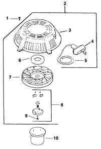 Starting System-Engine Kohler Model No. Cv14 T-1412 Diagram and Parts List for 30175 20000001 - 29999999 Toro Lawn Tractor Accessories