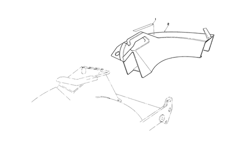 Side Discharge Chute Model No. 59168 (Optional) Diagram and Parts List for 20680 0000001 - 0999999 Toro Lawn Mower