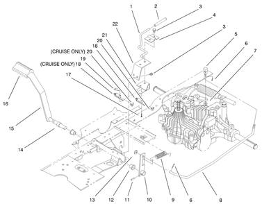 Hydro Brake Assembly Diagram and Parts List for 72115 9900001 - 9999999 Toro Lawn Tractor