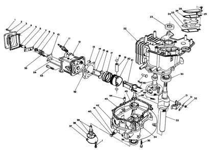 Engine Assembly Diagram and Parts List for 20522C 6000001 - 6999999 Toro Lawn Mower