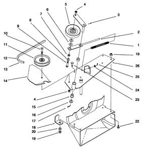 Drive Components Assembly Diagram and Parts List for 79301 6900001 - 6999999 Toro Lawn Tractor Accessories