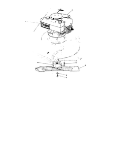Engine Assembly Diagram and Parts List for 20588 6000 & UP Toro Lawn Mower