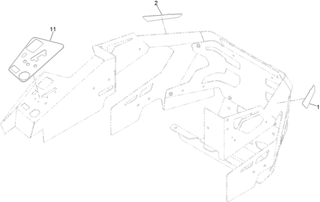 Decal Assembly Diagram and Parts List for 74056TE 409854760-409854775 Toro Lawn Tractor
