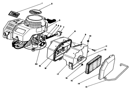 Part Location Diagram of 52-3420 Toro Decal-Fuel Mixing