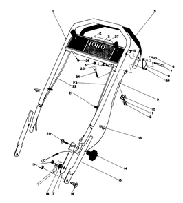 Part Location Diagram of 241049 Toro Vinyl Cap