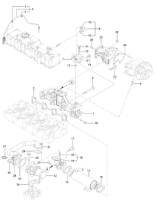 Part Location Diagram of 133-6718 Toro Sensor-Temp, Exhaust
