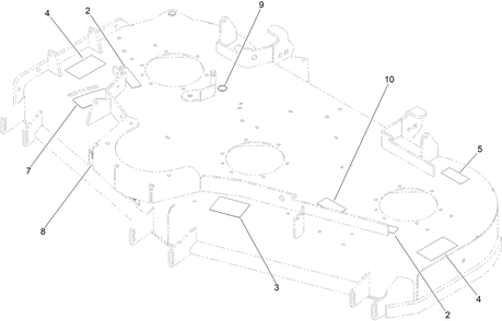 Part Location Diagram of 107-1619 Toro Decal