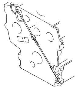 Oil Gauge (Dipstick) Diagram and Parts List for 22302 990001 - 999999 Toro Lawn Tractor Accessories