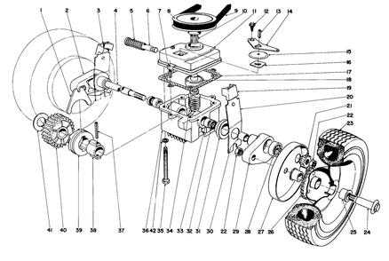 Gear Case Assembly Diagram and Parts List for 20311 8000001 - 8999999 Toro Lawn Mower