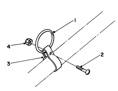 Clamp & Ring Kit No. 46-2690 (Optional) Diagram and Parts List for 51616 3000001 - 3999999 Toro Trimmer
