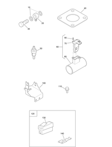 Miscellaneous Engine Parts Diagram and Parts List for 22530 414400000 - 999999999 Toro Lawn Tractor Accessories