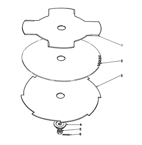 Weed Blade And Brush Blade (Optional) Diagram and Parts List for 51606 2000001 - 2999999 Toro Trimmer