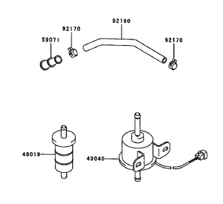 Fuel Tank/Fuel Valve Assembly Diagram and Parts List for 74214 (230000001-230006000)(2003) Toro Lawn Mower