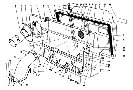 Easy-Empty Grass Catcher Model 59111 (Optional) Diagram and Parts List for 56175 8000001 - 8999999 Toro Lawn Tractor
