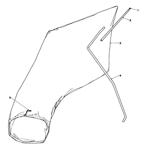 Giant Bagging Kit No. 29-9750 (Optional) Diagram and Parts List for 16297 3000001 - 3999999 Toro Lawn Mower