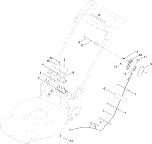 Electrical Assembly Diagram and Parts List for 21464 408000000 - 410018041 Toro Lawn Mower