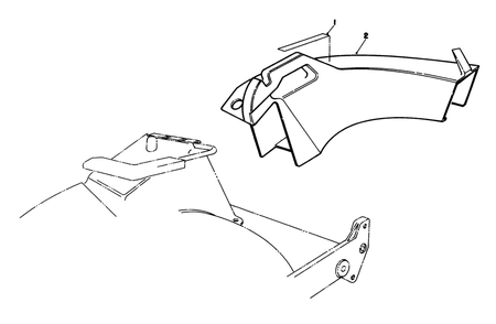 Side Discharge Chute Model No. 59168 (Optional) Diagram and Parts List for 20511 9000001 - 9999999 Toro Lawn Mower