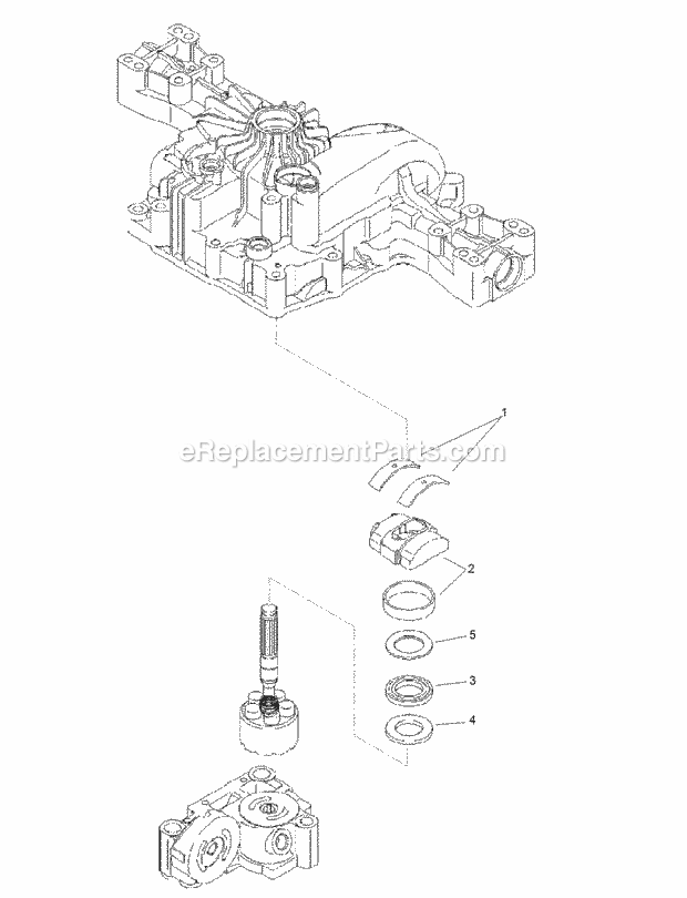Range Shift Assembly Transmission Assembly No Diagram and Parts List for 74585 316000001-316999999 Toro Lawn Mower