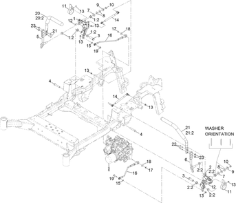 Motion Control Assembly Diagram and Parts List for 74060 402252575-404399999 Toro Lawn Mower