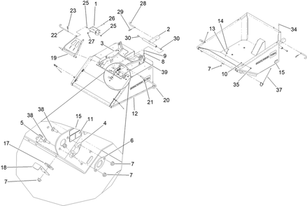 Part Location Diagram of 133-2085 Toro Pin-Attach