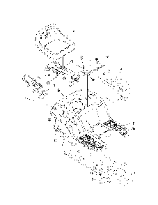 Fender/seat Diagram and Parts List for LX420  Toro Lawn Tractor