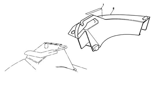 Side Discharge Chute Model No. 59168 (Optional) Diagram and Parts List for 20531 8000001 - 8999999 Toro Lawn Mower
