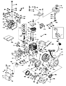 Engine Tecumseh Model No. H60-75503x Diagram and Parts List for 38065 0000001 - 0999999 Toro Snow Blower
