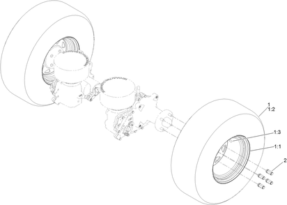 Part Location Diagram of 140-7970 Toro Wheel