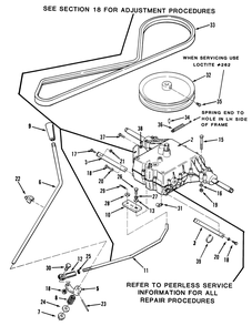 Transmission Assembly (212-5) Diagram and Parts List for A2-12KE02 1000001 - 1999999 Toro Lawn Tractor
