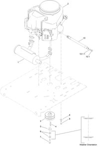 Engine Assembly Diagram and Parts List for 29519 400000000 - 999999999 Toro Aerator